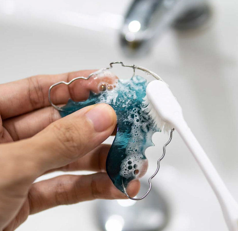 How do I take care of my retainers?