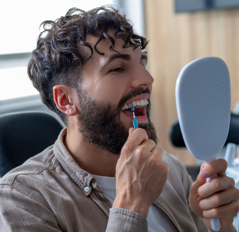 How can I properly care for my teeth during treatment?